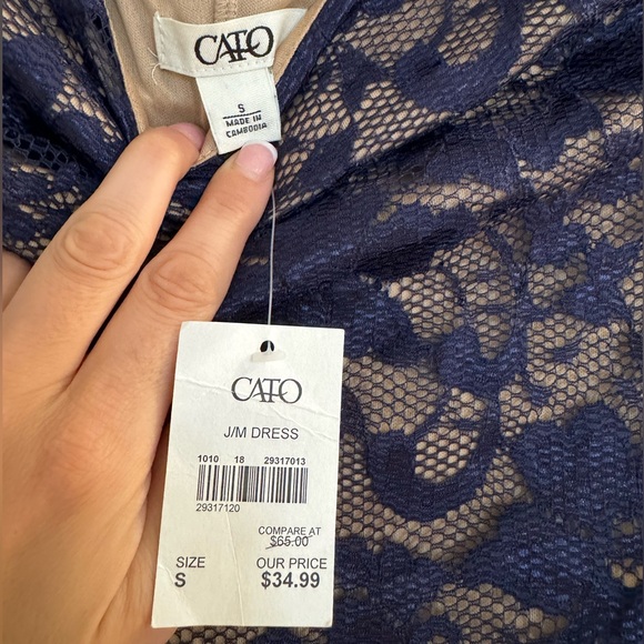 NWT - Navy blue lace dress - size Small - Picture 5 of 5
